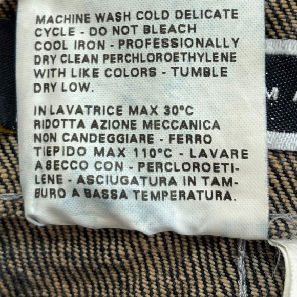 SPORTMAX CODE by MaxMara Jeans Women's Dark Wash Denim Bootcut Size 6 - Picture 13 of 14